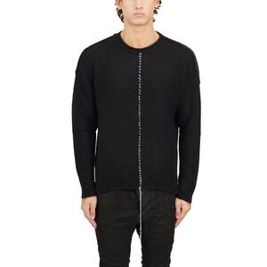 ISABEL BENENATO Isabel Marant Wool Blend Crewneck Sweater Men BLACK Sweaters &